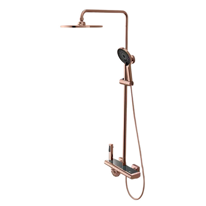 Colonne de douche cuivre 3 fonctions