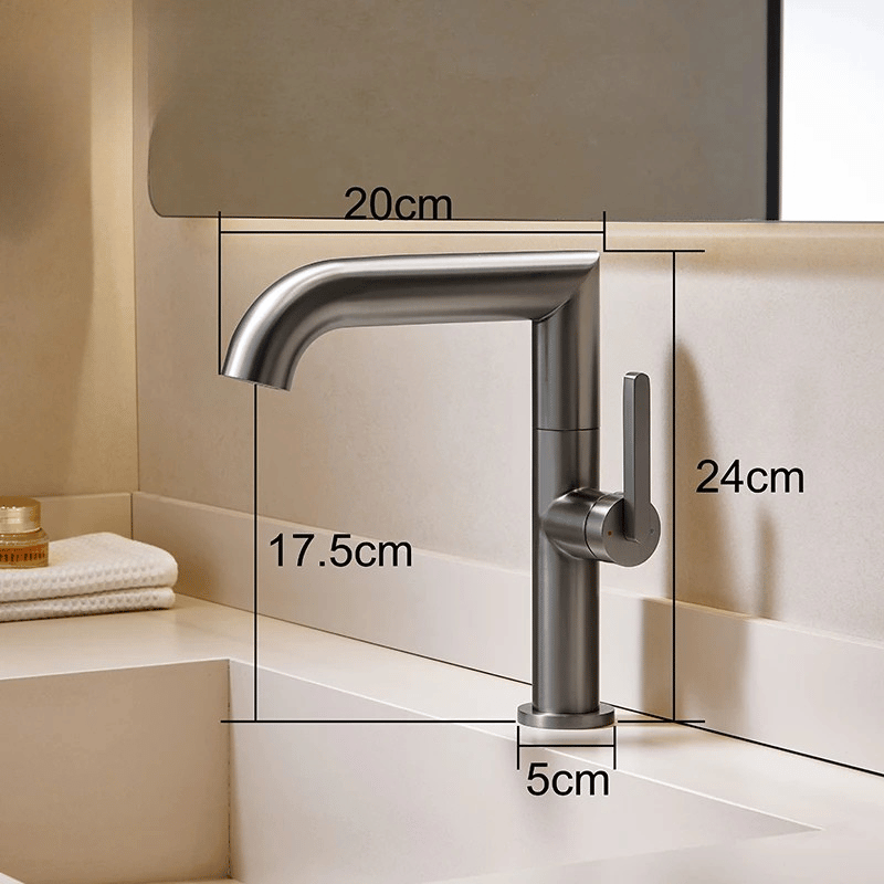 Mitigeur lavabo rotatif