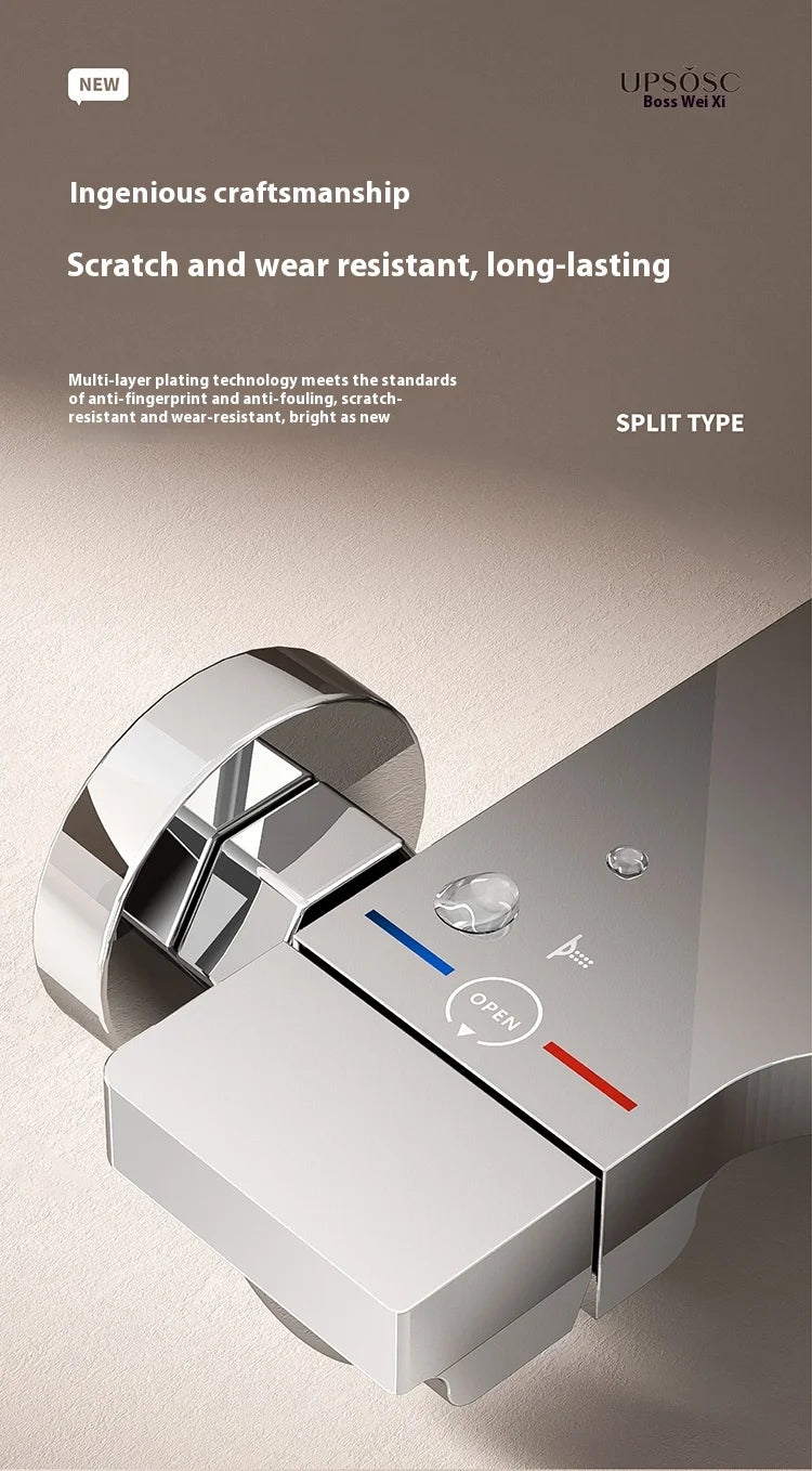 Mitigeur douche avec verseur cascade