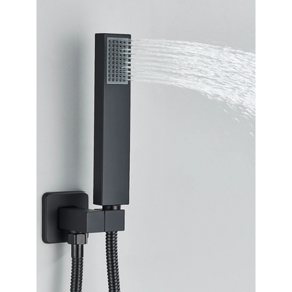 Colonne de douche noire cascade