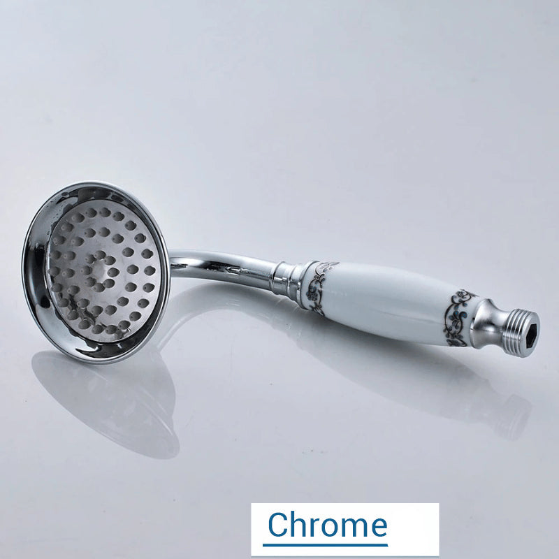 Pommeau de douche anti calcaire rétro