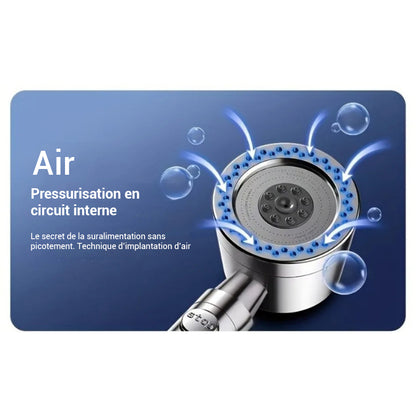 Pommeau de douche filtrant avec 5 modes
