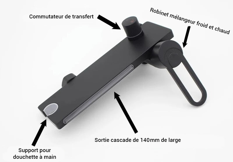 Mitigeur douche avec tablette