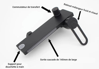 Mitigeur douche avec tablette