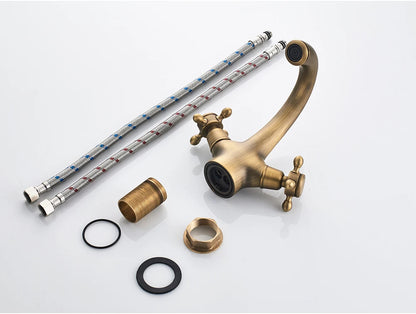 Mitigeur lavabo antique