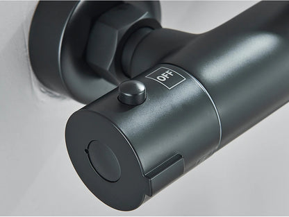 mitigeur thermostatique mural bec haut