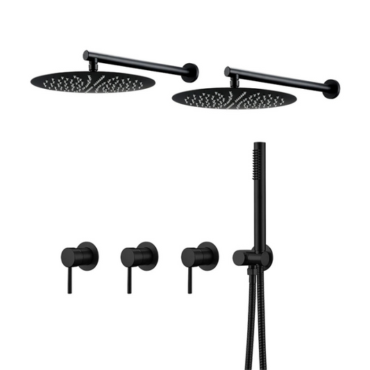 Colonne de douche encastrable double