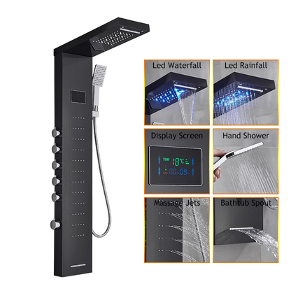 Colonne de douche hydromassante multi jets