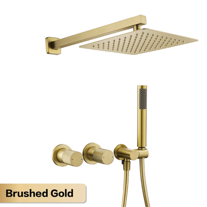 Colonne de douche laiton sensation pluie