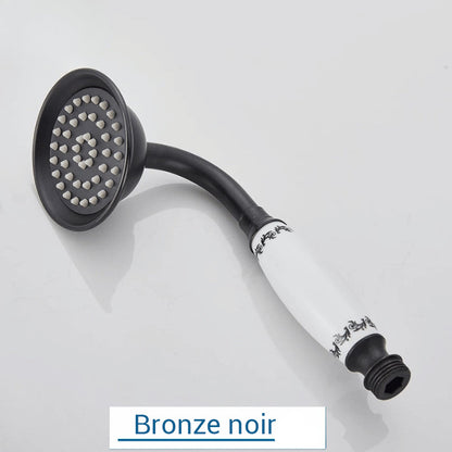 Pommeau de douche anti calcaire rétro