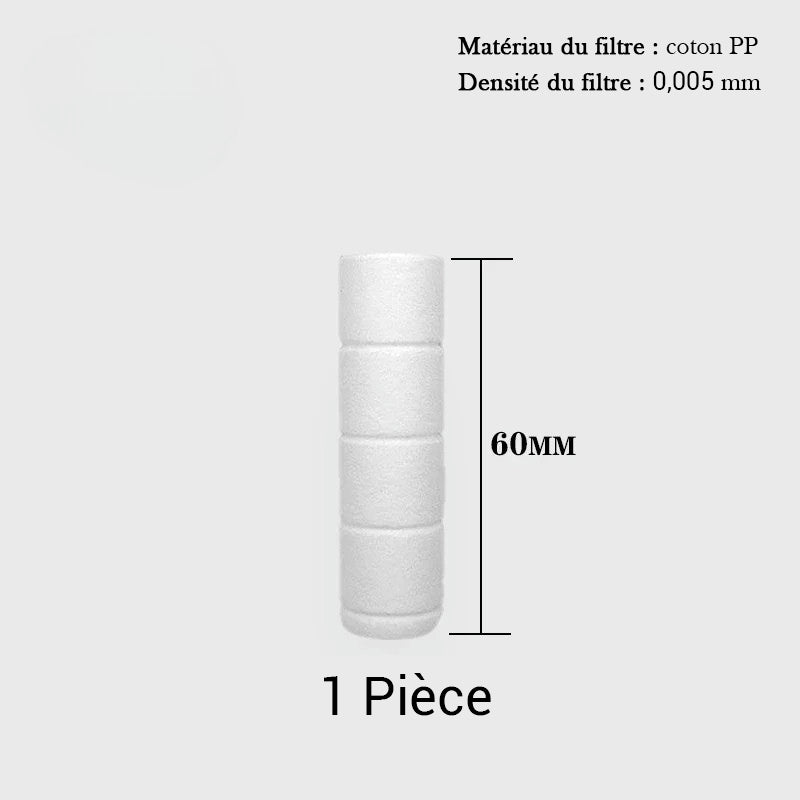 Pommeau de douche filtrant large