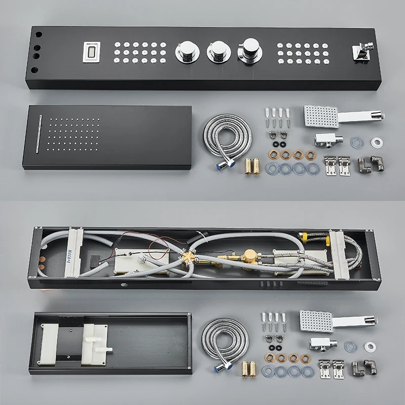 Colonne de douche hydromassante écran