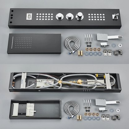 Colonne de douche hydromassante écran