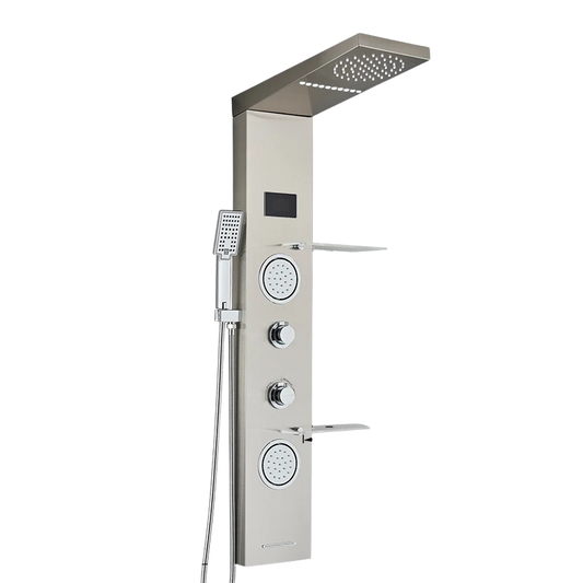 Colonne de douche hydromassante robinet cascade