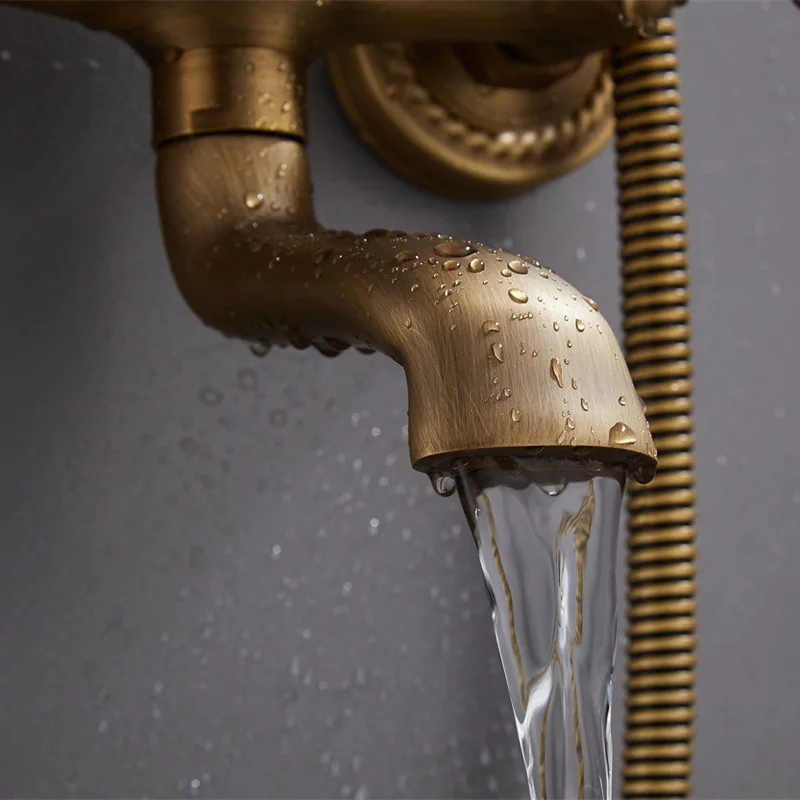 Colonne de douche rétro antique