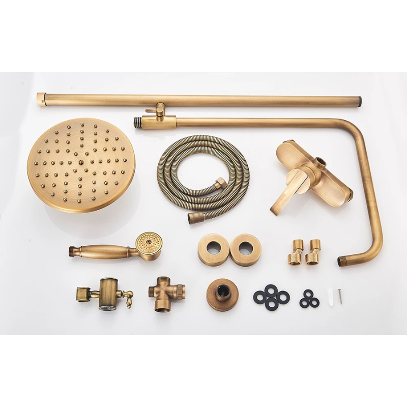 Colonne de douche bronze vintage