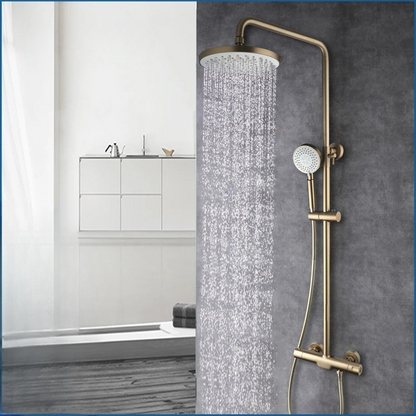 Colonne de douche avec mitigeur thermostatique