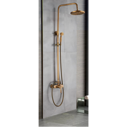 Colonne de douche bronze vintage
