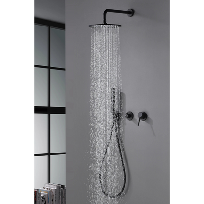 Colonne de douche encastrable style pluie