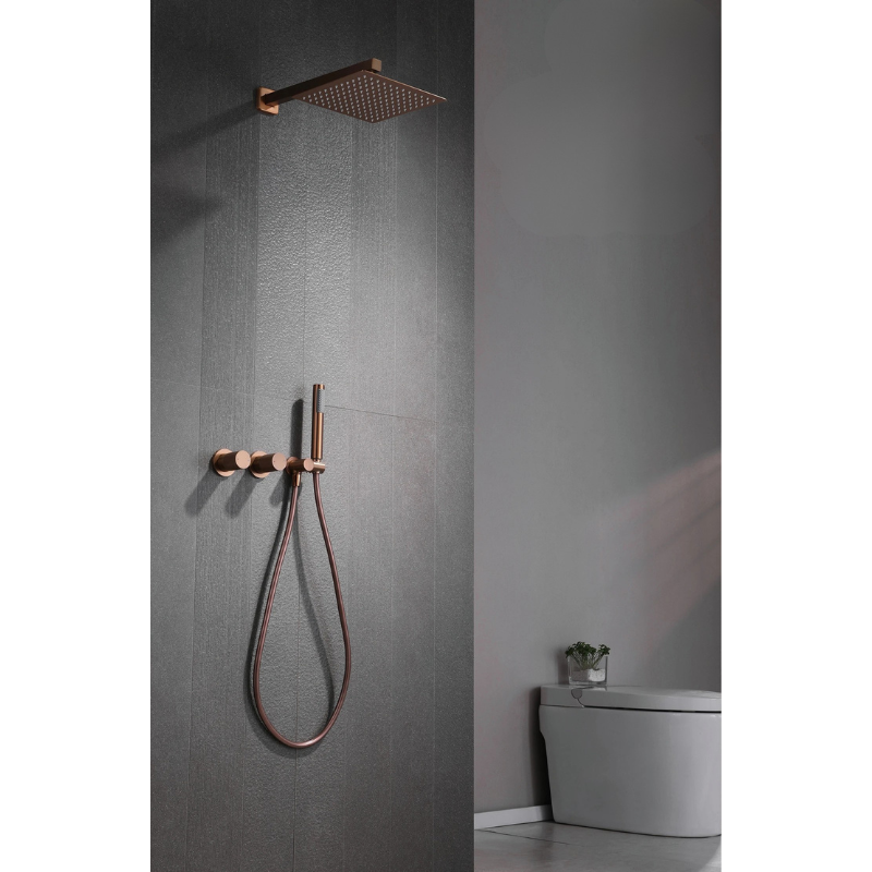 Colonne de douche laiton sensation pluie