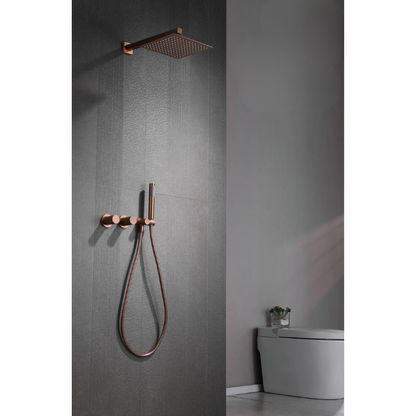 Colonne de douche laiton sensation pluie