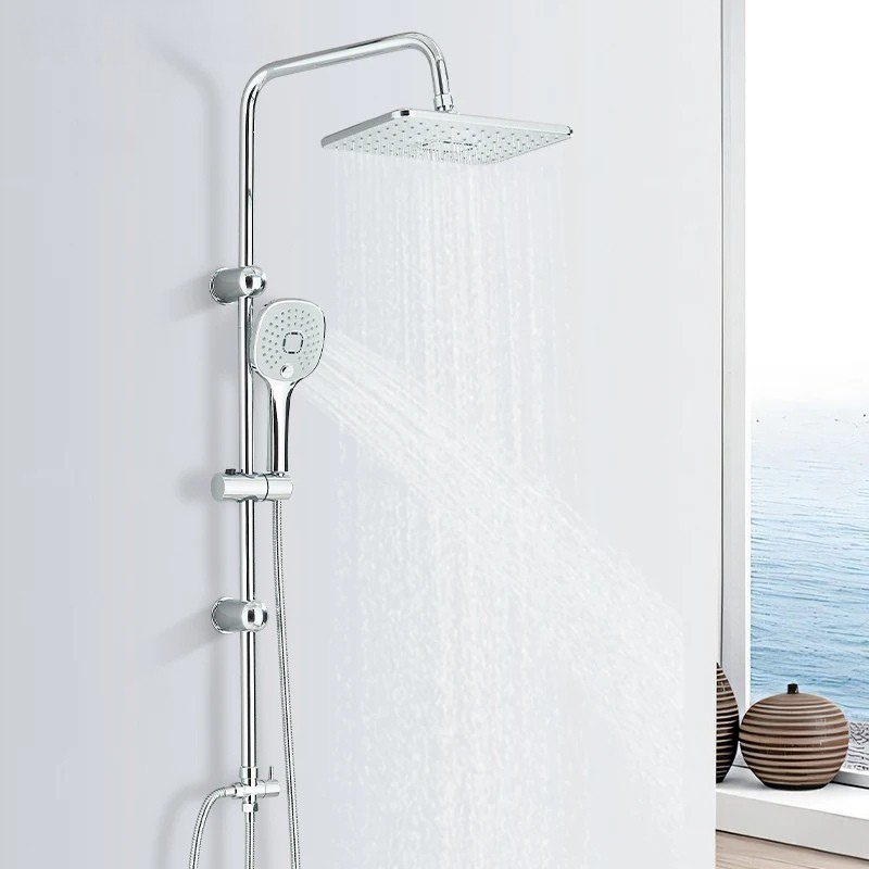 Colonne de douche sans robinetterie carrée