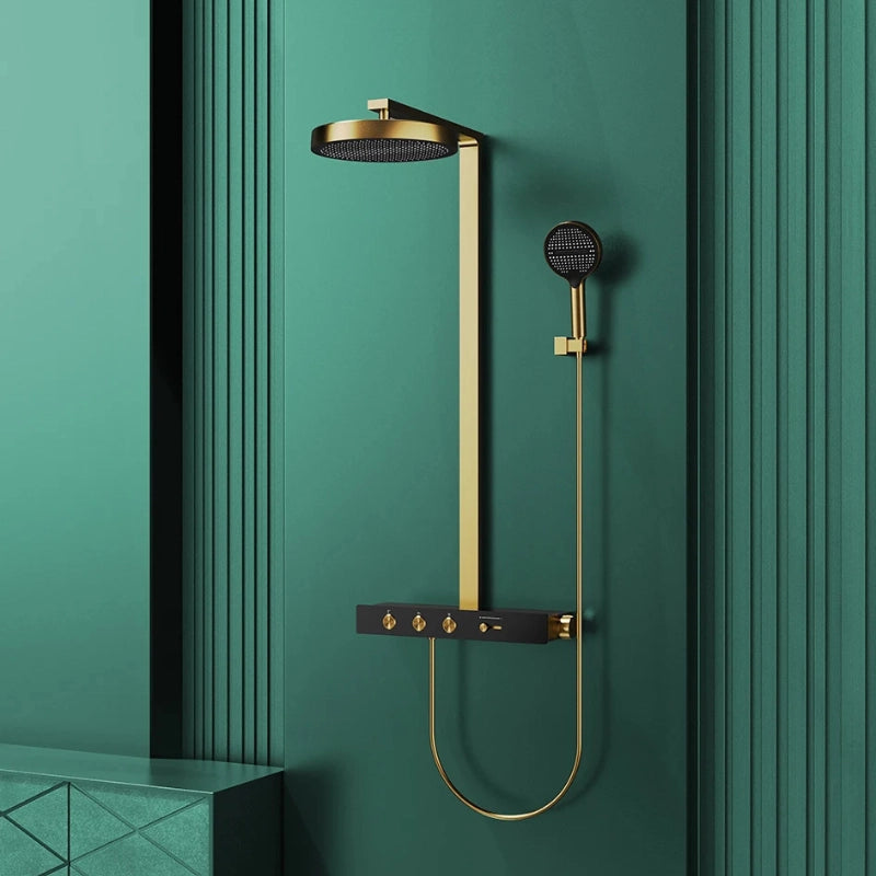 Colonne de douche thermostatique moderne