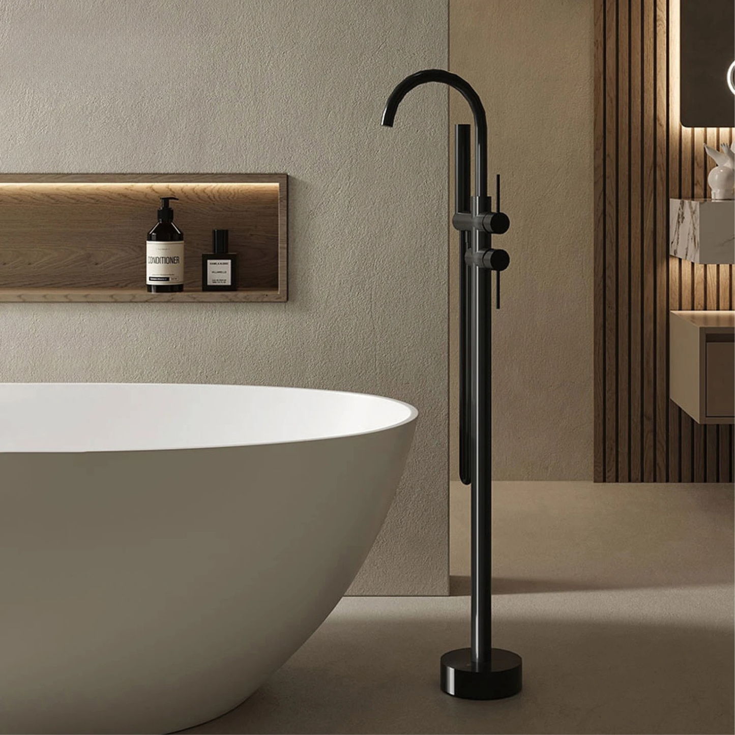 Mitigeur baignoire sur pied