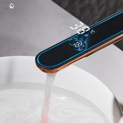 Mitigeur lavabo affichage numérique