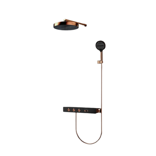 Colonne de douche thermostatique ciel de pluie