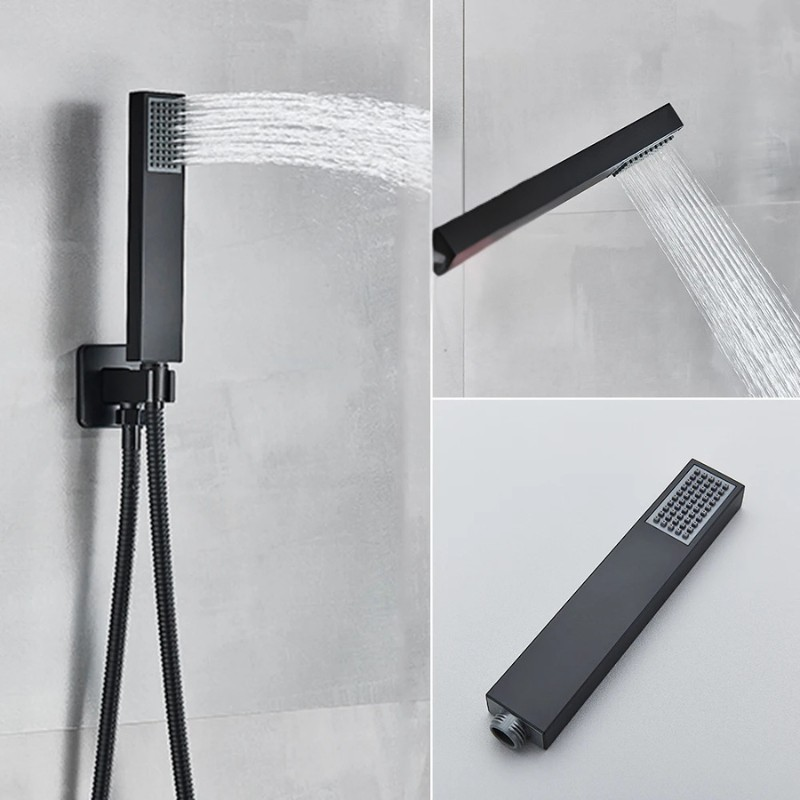 Colonne de douche encastrable avec plafonnier