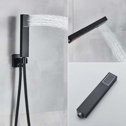 Colonne de douche encastrable avec plafonnier