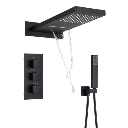 Colonne de douche noire mate