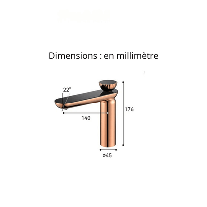 Mitigeur lavabo affichage numérique