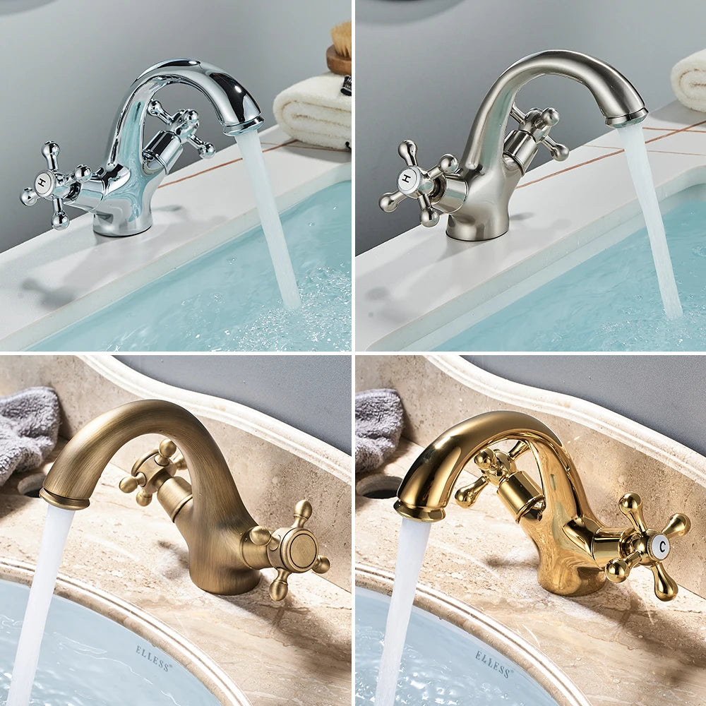 Mitigeur lavabo antique