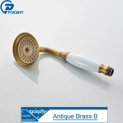 Pommeau de douche anti calcaire rétro