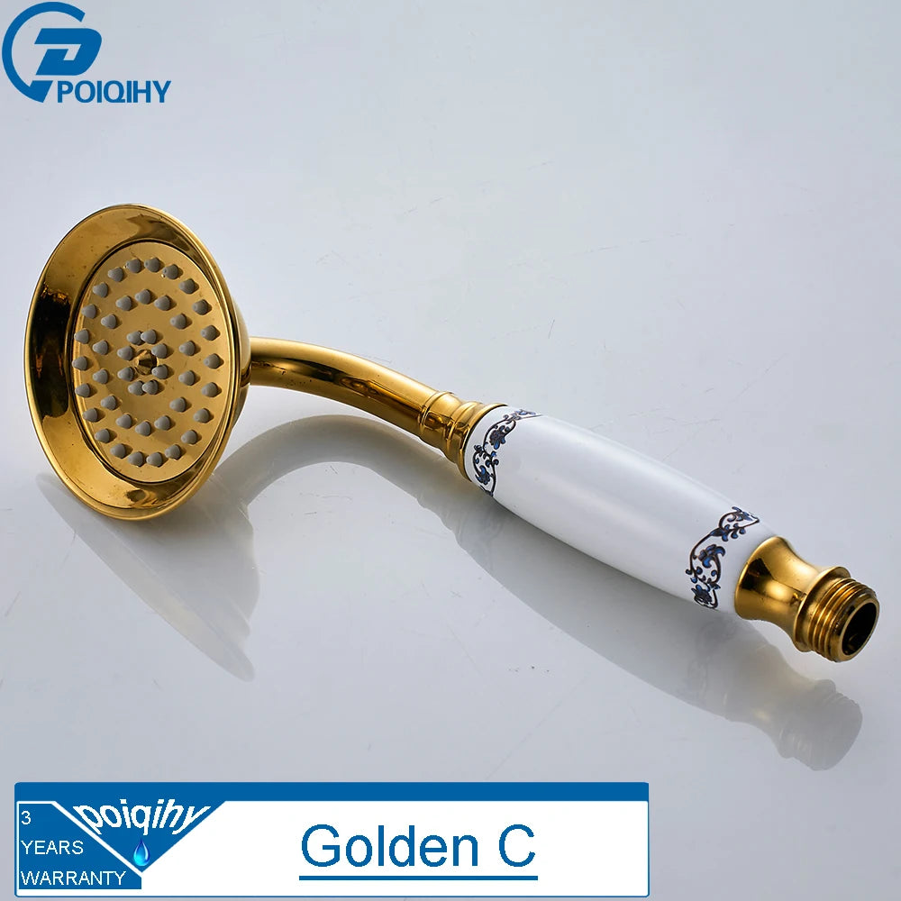 Pommeau de douche anti calcaire rétro