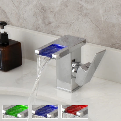 Mitigeur lavabo led