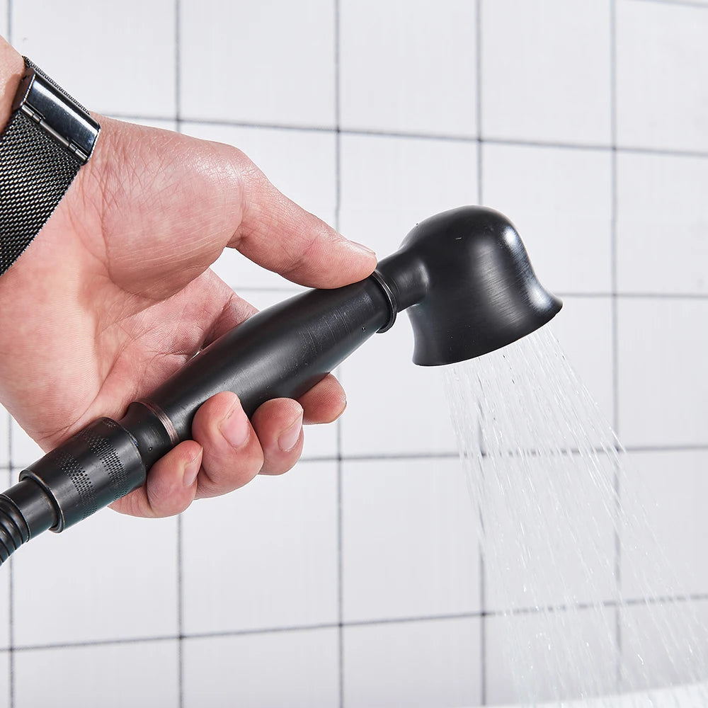 Pommeau de douche anti calcaire rétro