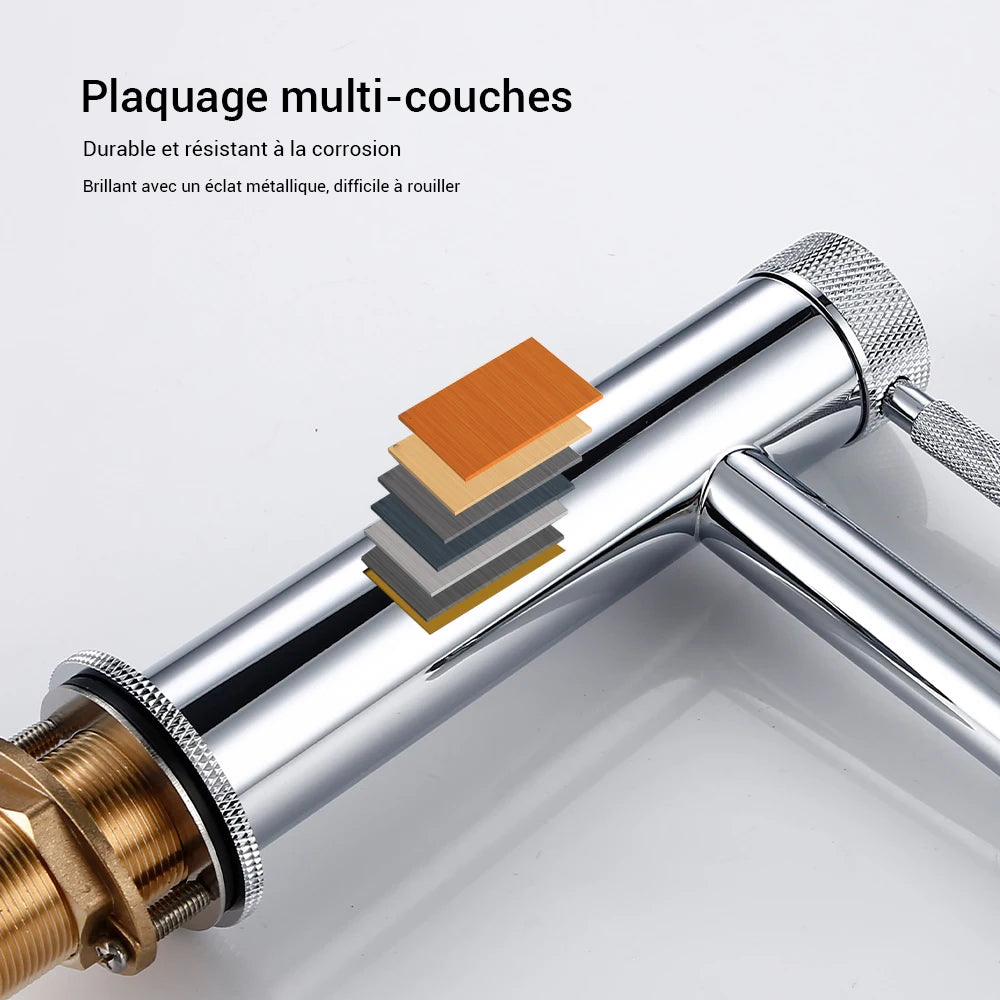 Mitigeur lavabo chrome