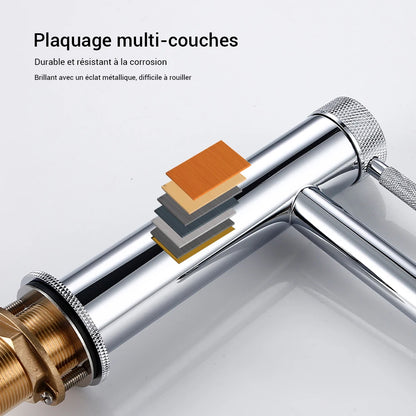 Mitigeur lavabo chrome