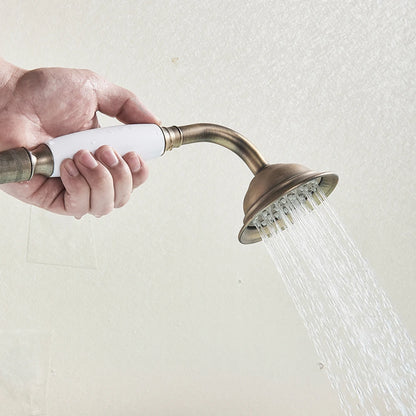 Pommeau de douche anti calcaire rétro