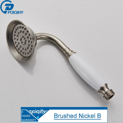 Pommeau de douche anti calcaire rétro