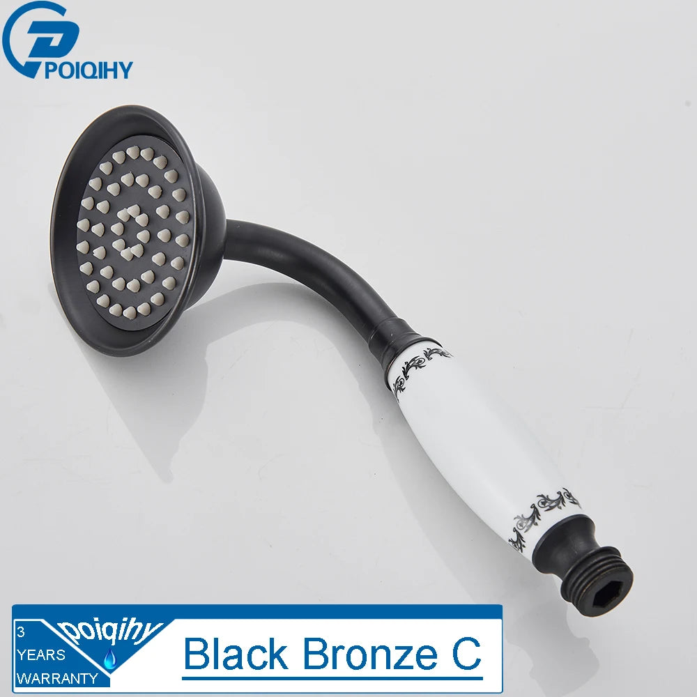 Pommeau de douche anti calcaire rétro