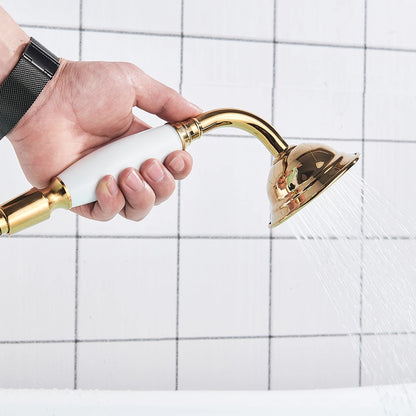 Pommeau de douche anti calcaire rétro