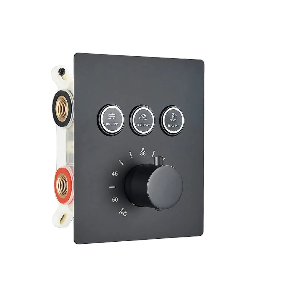 Mitigeur douche bouton poussoir