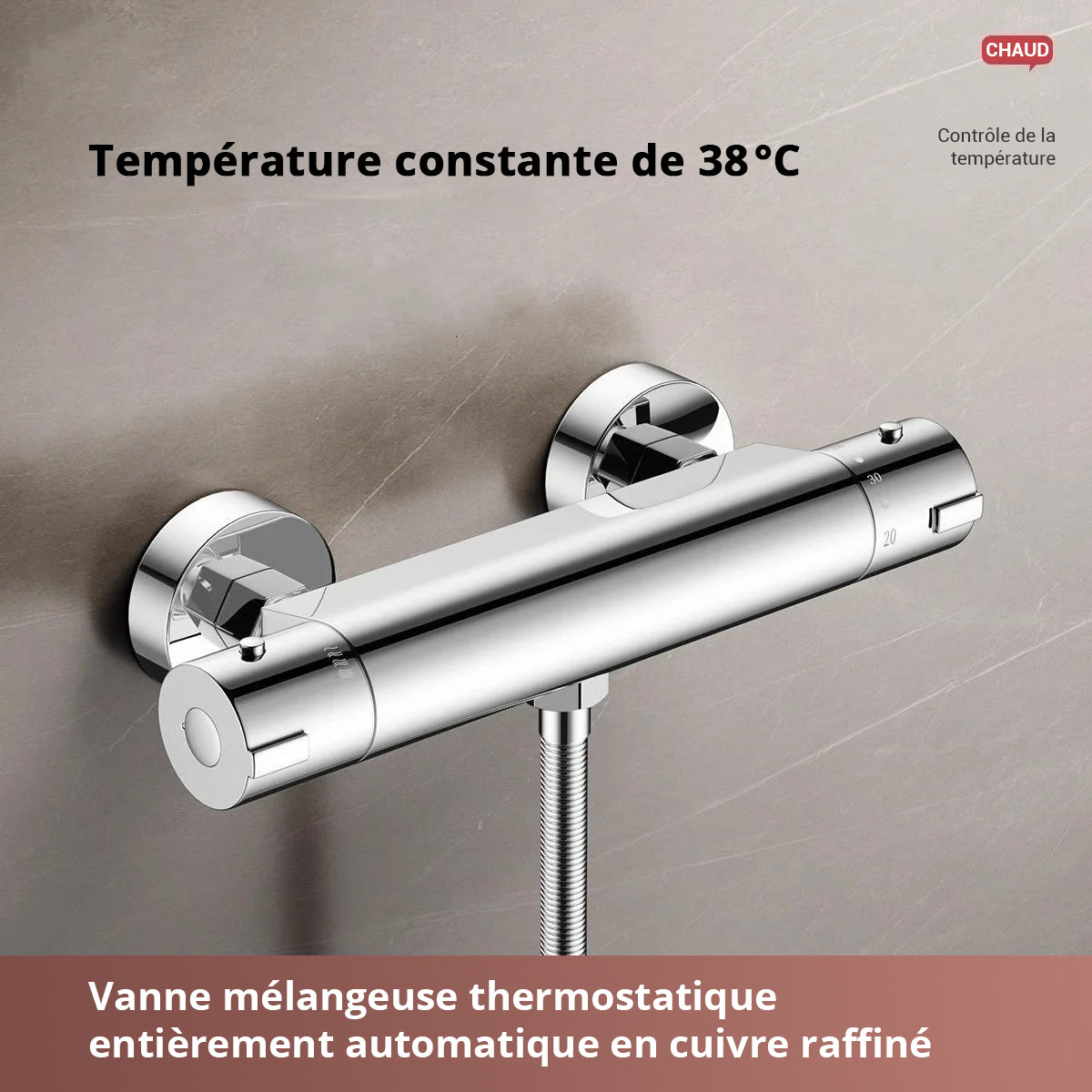 Mitigeur douche céramique