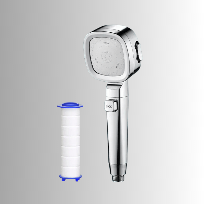 Pommeau de douche filtrant 3 jets