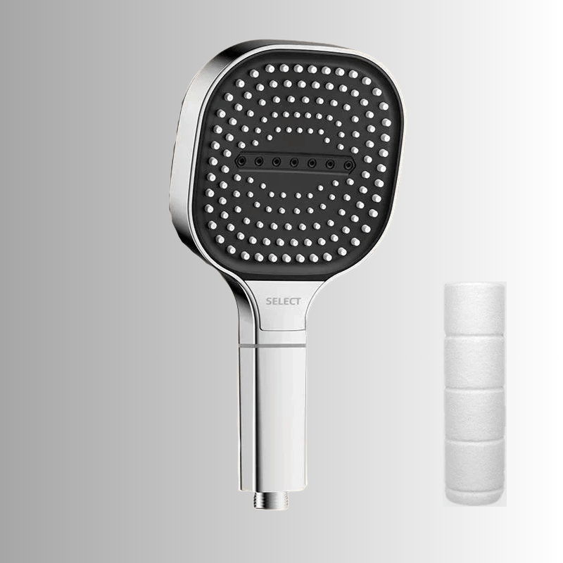 Pommeau de douche filtrant large