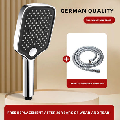 Pommeau de douche anti calcaire large